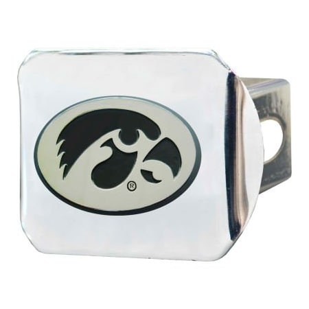 Fanmats University of Iowa - 3-D Chrome Hitch Cover 3-3/8" x 4" - 15076 15076